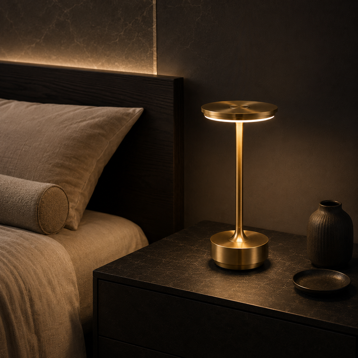 Luxora Halo Beam™ | Designer Table Lamp