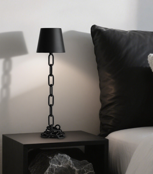 Luxora ChainGlow™ – Rechargeable Touch Bedside Lamp