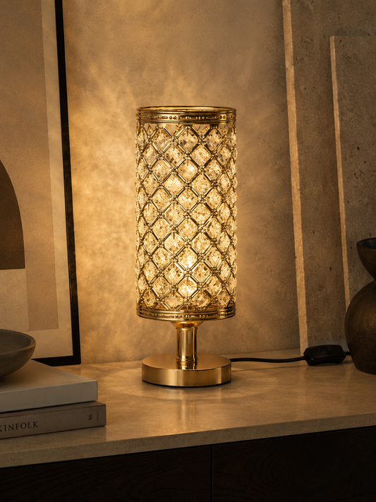 Luxora Lattice Glow™ | Decorative Table Lamp