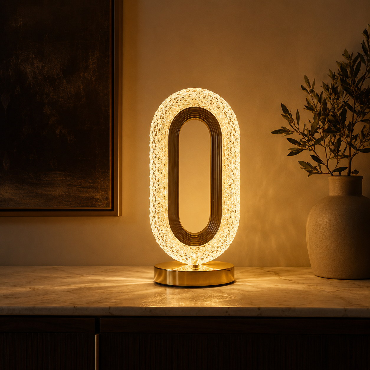 Luxora Aureon™ | Rechargeable Ambient Lamp