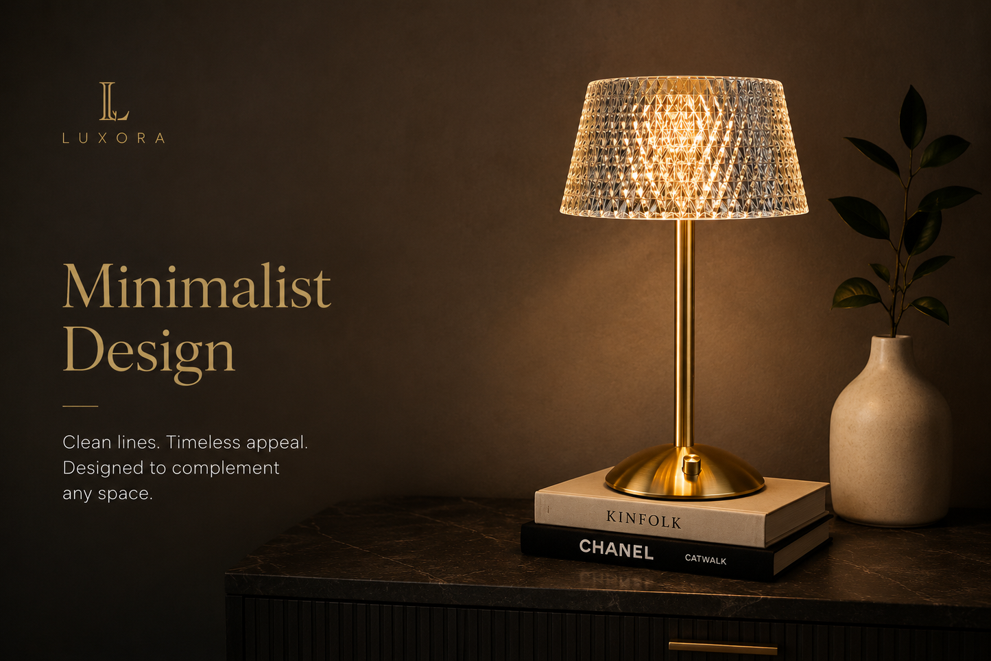 Luxora Crystal Prism™ | Premium Crystal Table Lamp