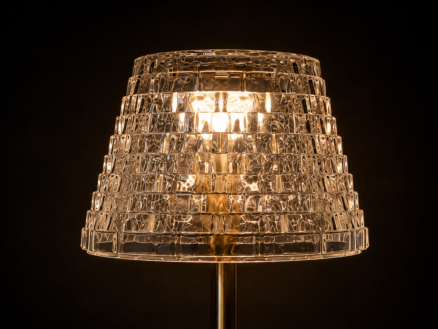 Luxora Halo Glass™ | Premium Glass Table Lamp