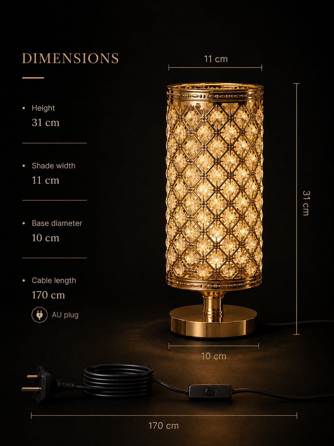 Luxora Lattice Glow™ | Premium Decorative Table Lamp