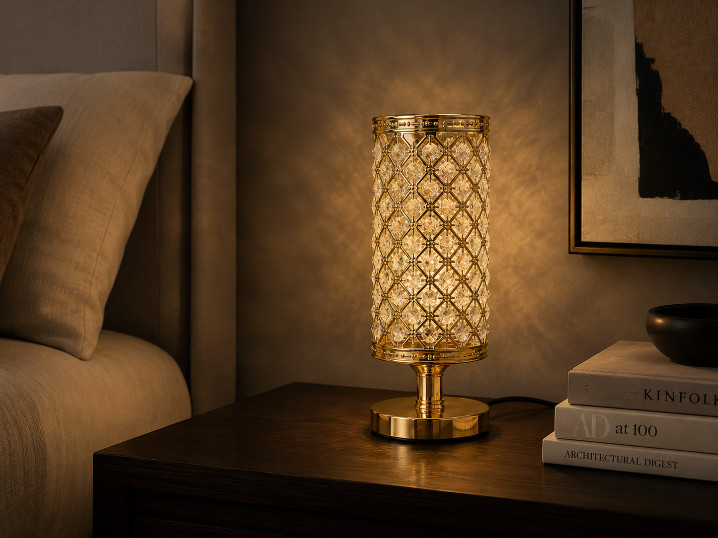 Luxora Lattice Glow™ | Premium Decorative Table Lamp