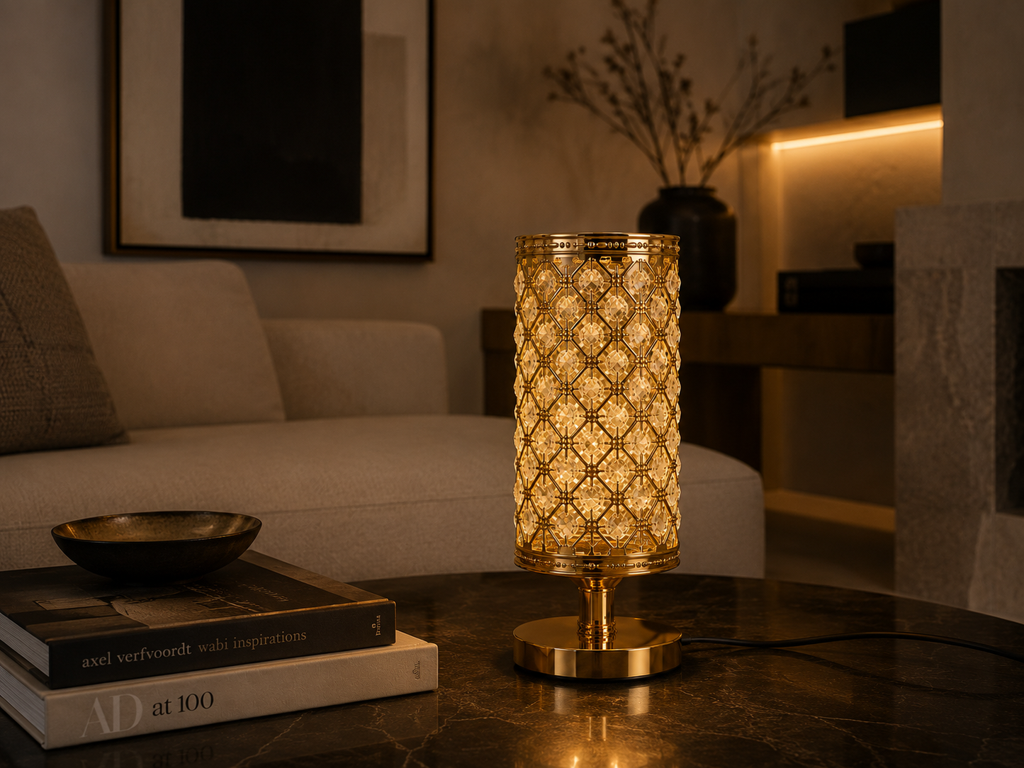 Luxora Lattice Glow™ | Premium Decorative Table Lamp