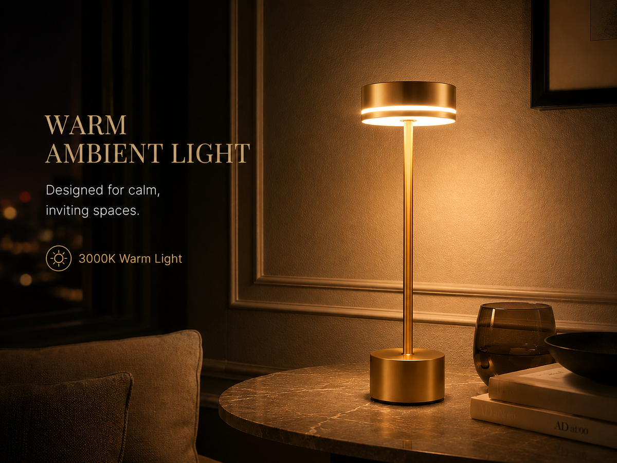 Luxora Aurelia™ | Rechargeable Table Lamp