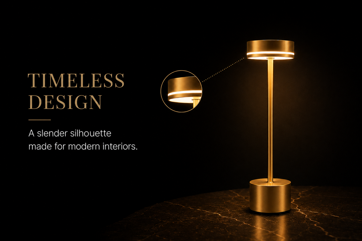 Luxora Aurelia™ | Rechargeable Table Lamp