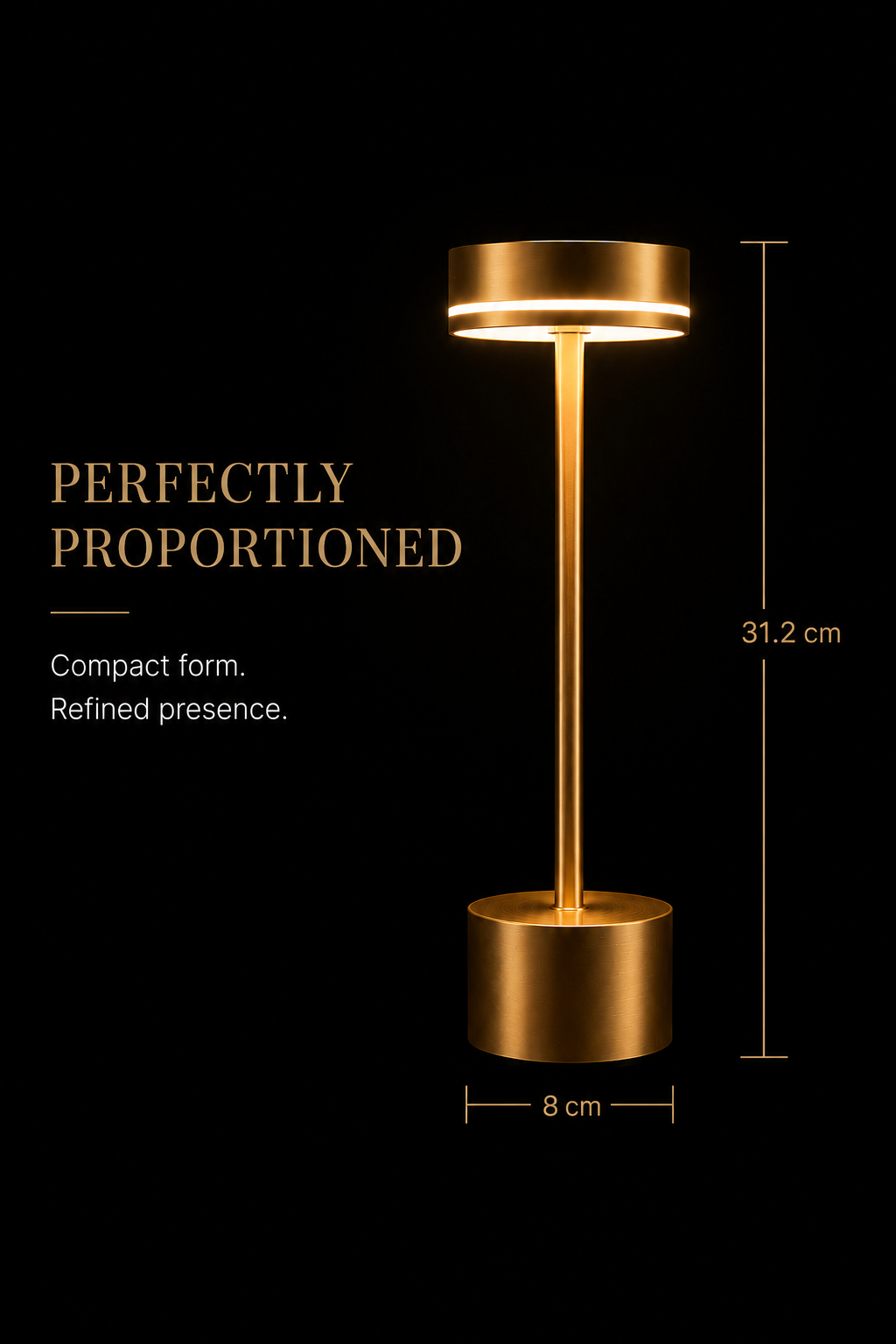 Luxora Aurelia™ | Rechargeable Table Lamp