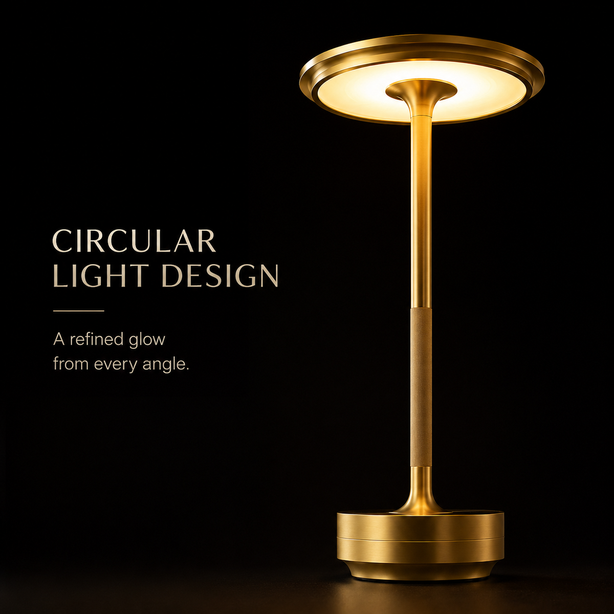 Luxora Halo Beam™ | Designer Table Lamp