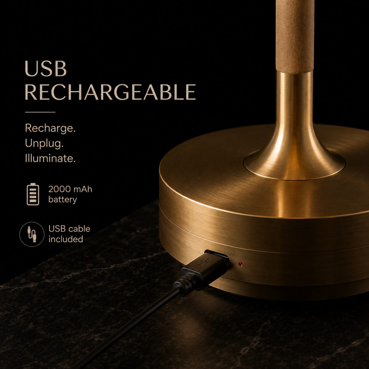 Luxora Halo Beam™ | Designer Table Lamp