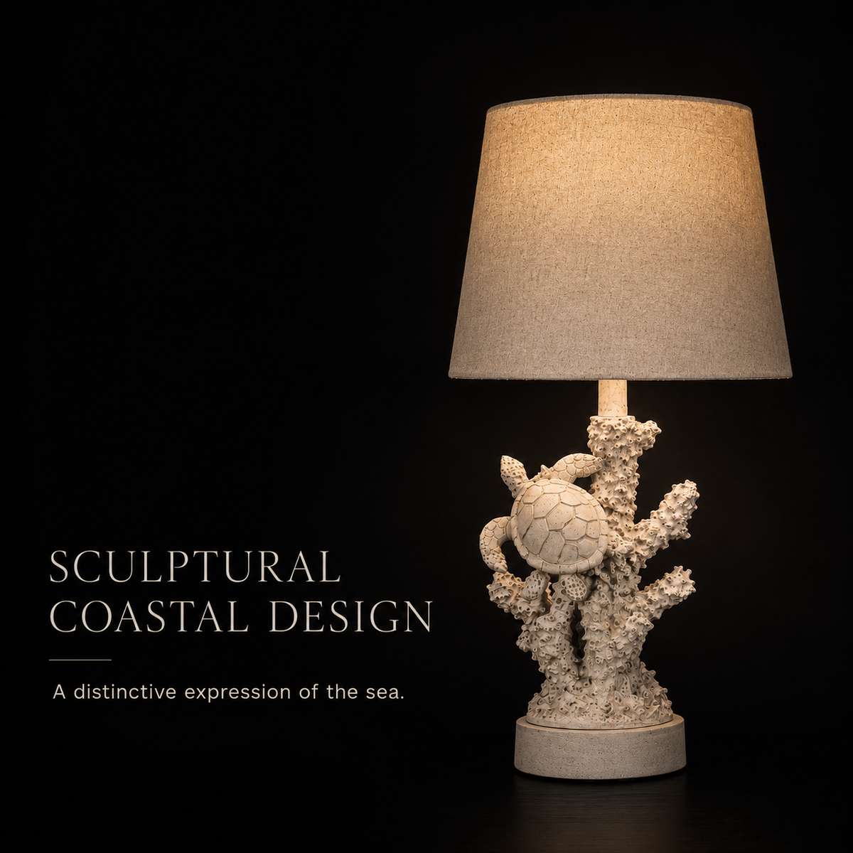 Luxora Coralia™ | Sculptural Table Lamp