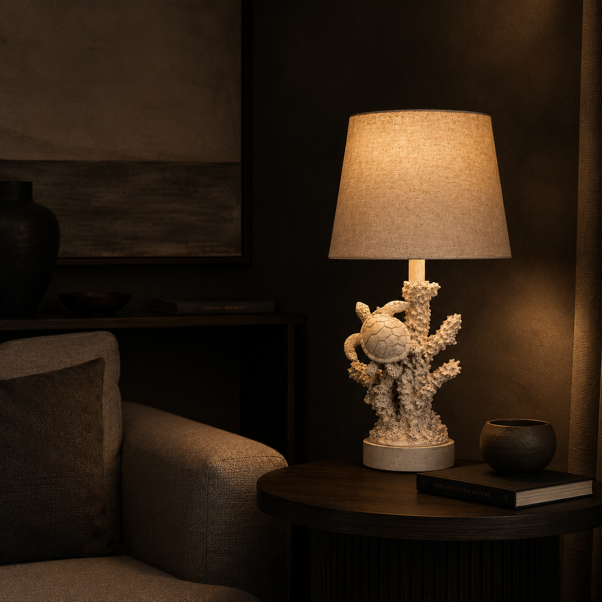Luxora Coralia™ | Sculptural Table Lamp