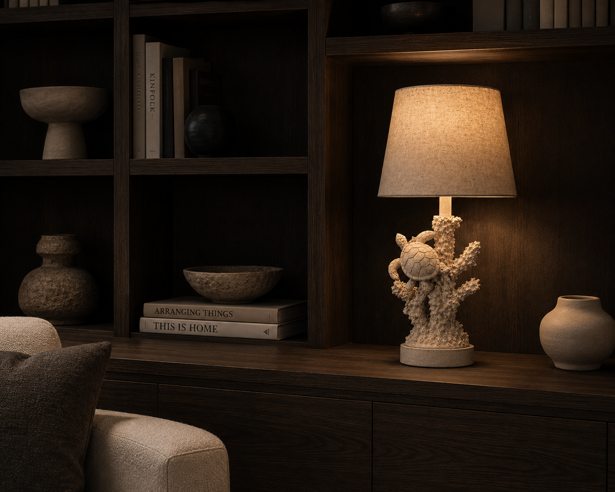 Luxora Coralia™ | Sculptural Table Lamp