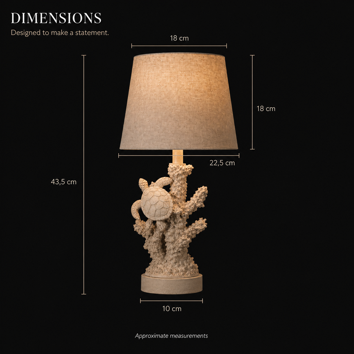 Luxora Coralia™ | Sculptural Table Lamp