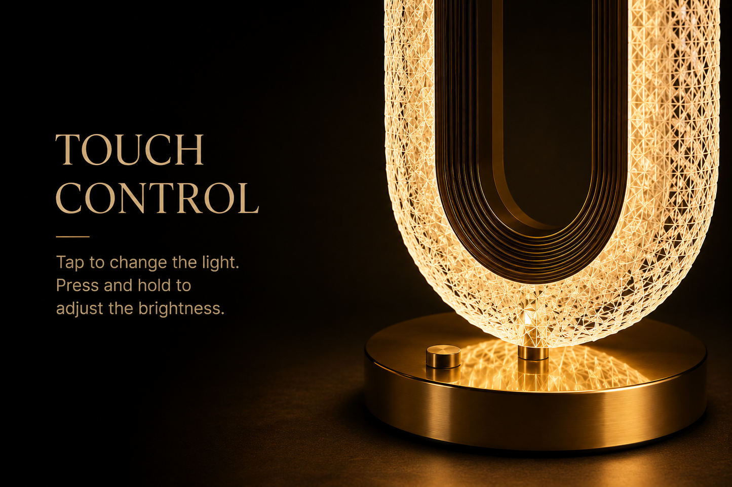 Luxora Aureon™ | Rechargeable Ambient Lamp