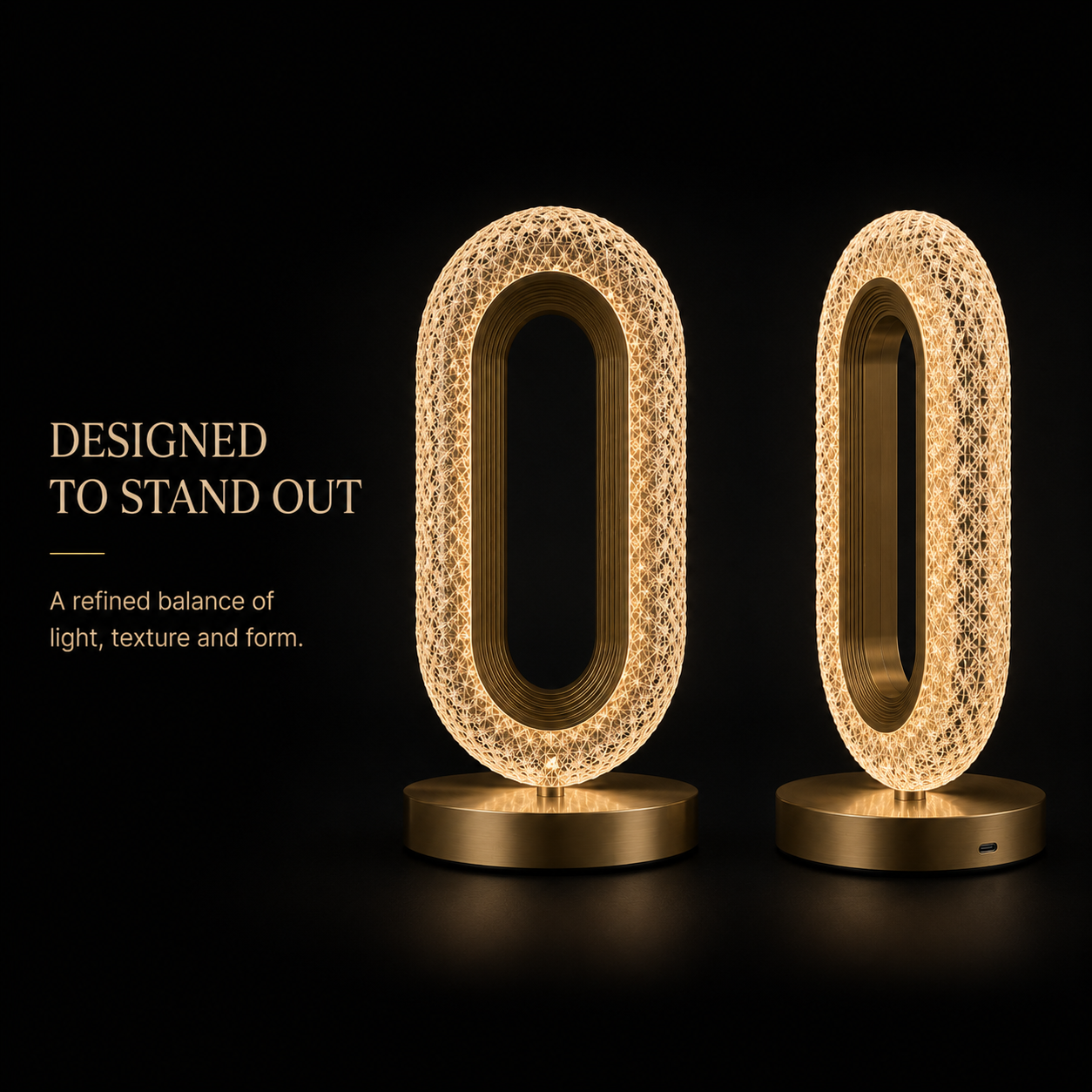 Luxora Aureon™ | Rechargeable Ambient Lamp