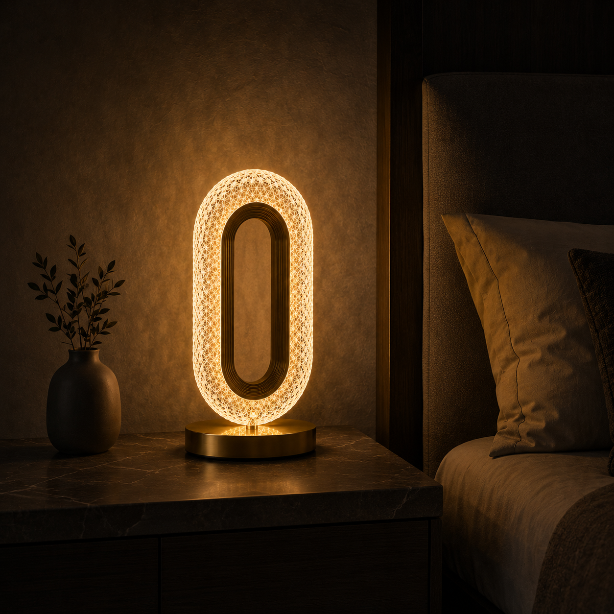 Luxora Aureon™ | Rechargeable Ambient Lamp